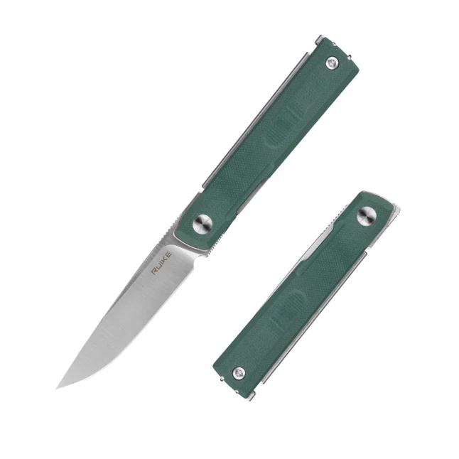 Ніж складаний кишеньковий Ruike D712-G, (7.7 см) 8Cr13Mov / G10 зелений