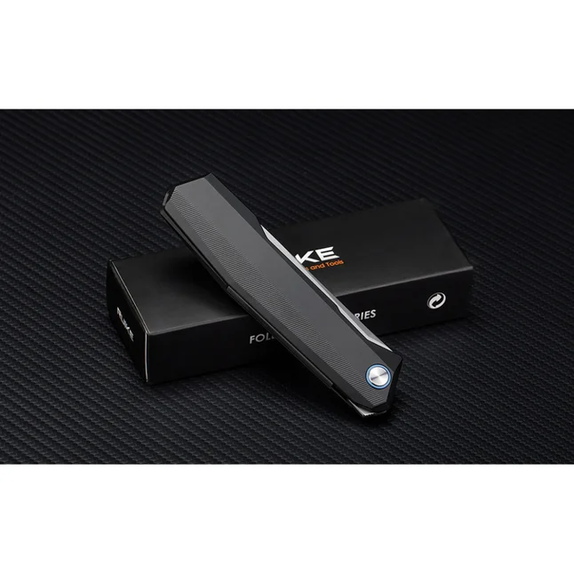 Нож складной туристический Ruike P166-AB, (9.2 см) 14C28N / Aluminum черный — Photo 9