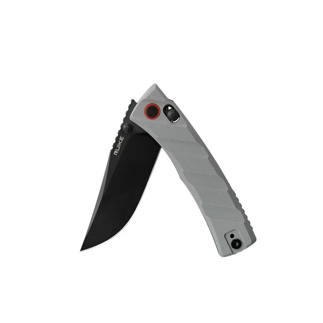 Ніж складаний кишеньковий Ruike P856-K, (7.9 см) 14C28N / G10 сірий — Photo 5