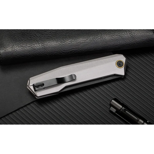 Нож складной туристический Ruike P166-AК, (9.2 см) 14C28N / Aluminum серый — Photo 9