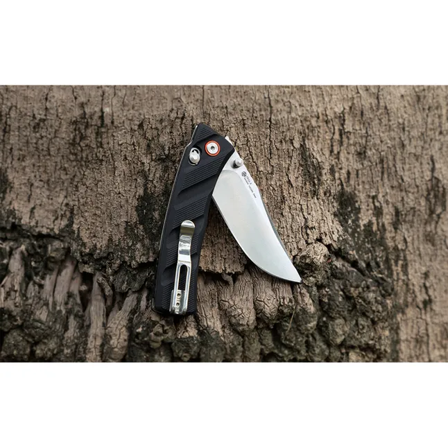 Ніж складаний кишеньковий Ruike P856-B, (7.9 см) 14C28N / G10 чорний — Photo 6