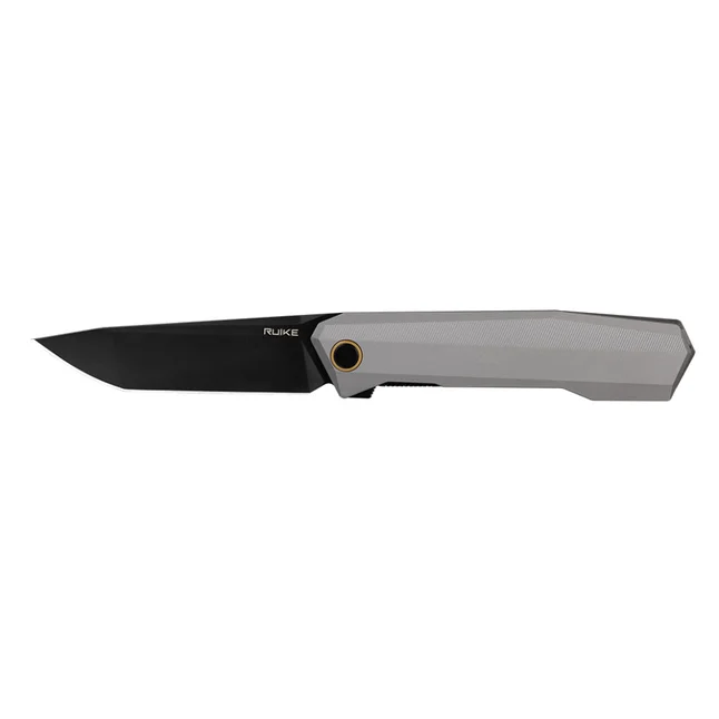 Нож складной туристический Ruike P166-AК, (9.2 см) 14C28N / Aluminum серый — Photo 3