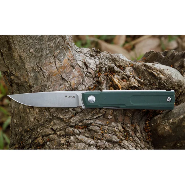 Ніж складаний кишеньковий Ruike D712-G, (7.7 см) 8Cr13Mov / G10 зелений — Photo 6