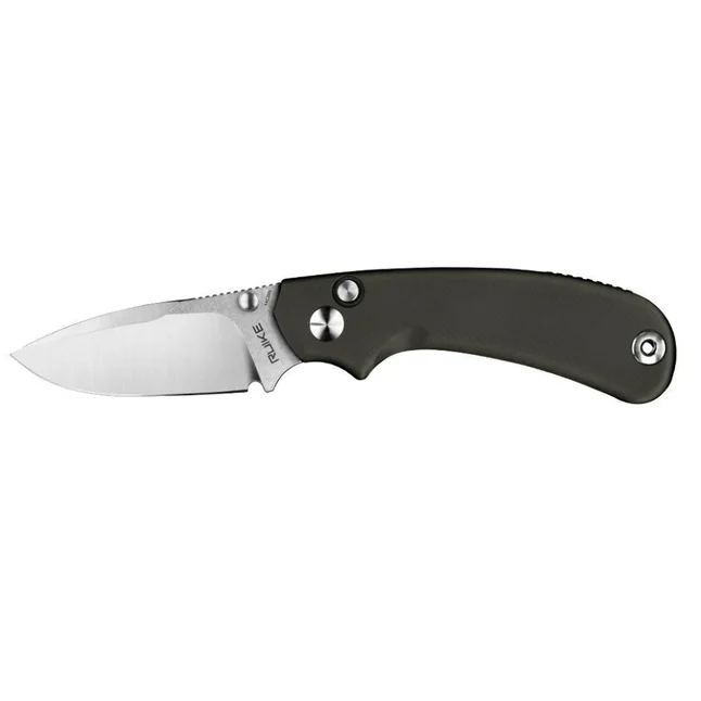 Нож складной карманный Ruike P736-AK, (7.5 см) 14C28N / алюминий, серый — Photo 1