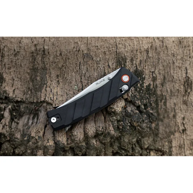 Ніж складаний кишеньковий Ruike P856-B, (7.9 см) 14C28N / G10 чорний — Photo 7
