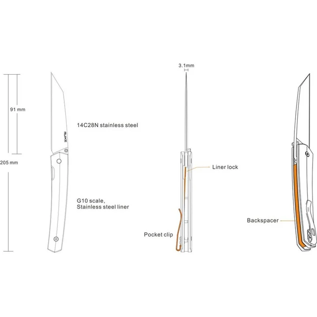 Нож Ruike P865-B — Photo 4