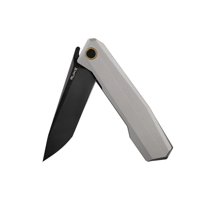 Нож складной туристический Ruike P166-AК, (9.2 см) 14C28N / Aluminum серый — Photo 5