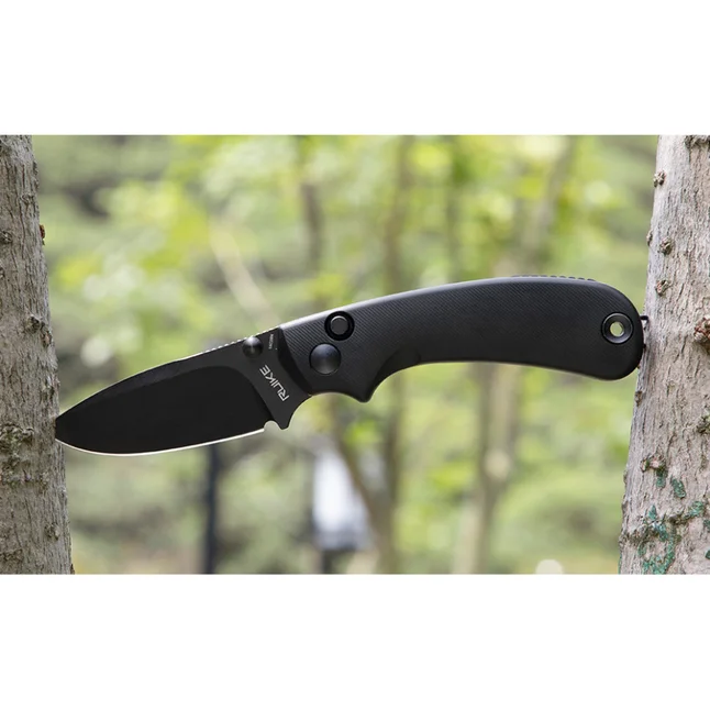 Нож складной карманный Ruike P736-AB, (7.5 см) 14C28N / алюминий, черный — Photo 10