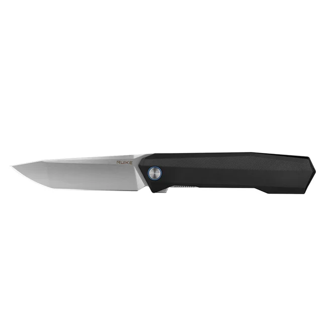 Нож складной туристический Ruike P166-AB, (9.2 см) 14C28N / Aluminum черный — Photo 3