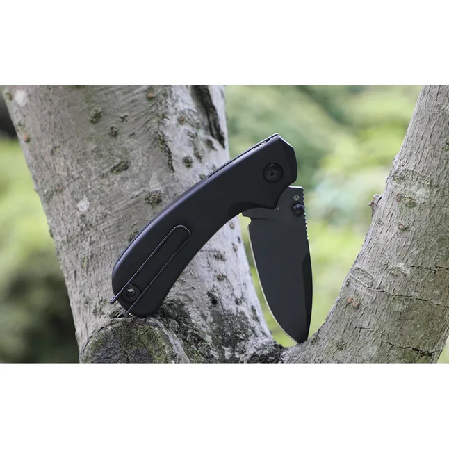 Нож складной карманный Ruike P736-AB, (7.5 см) 14C28N / алюминий, черный — Photo 9