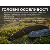 Нож складной карманный Ruike P736-AB, (7.5 см) 14C28N / алюминий, черный — Photo 26