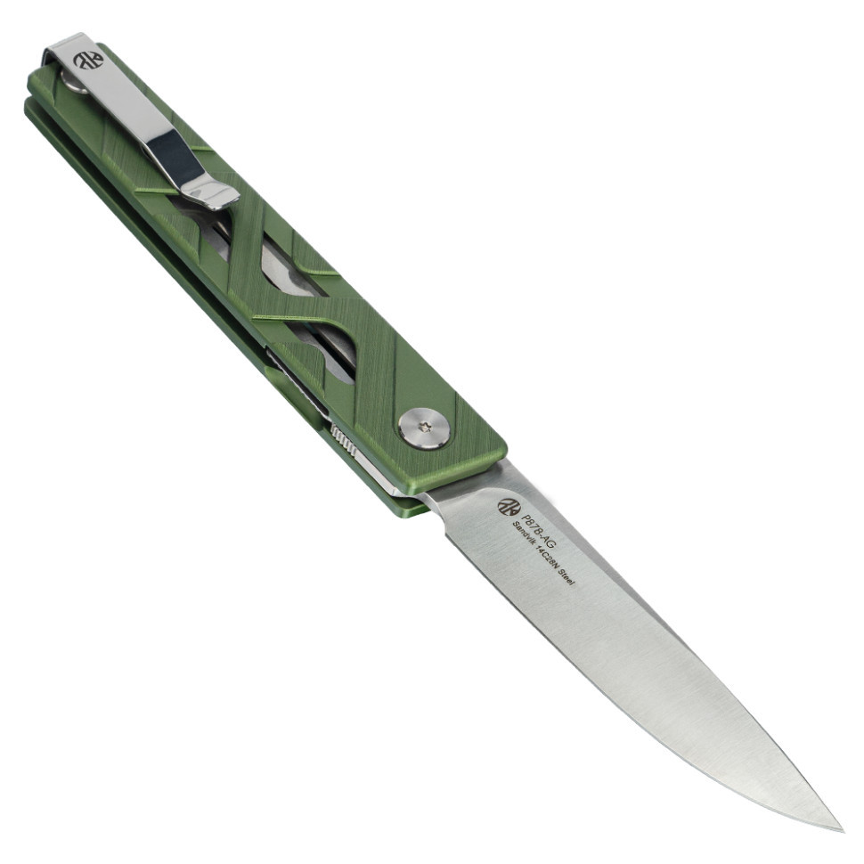 Ніж складаний туристичний Ruike P878-AG, (8.7 см) 14C28N