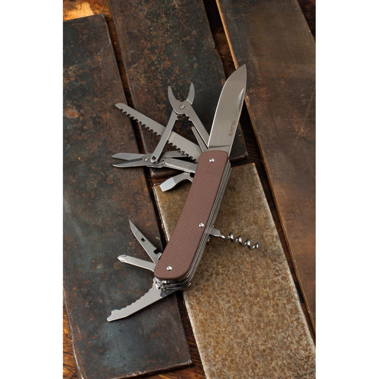 Многофункциональный нож Ruike Criterion Collection L51 коричневый