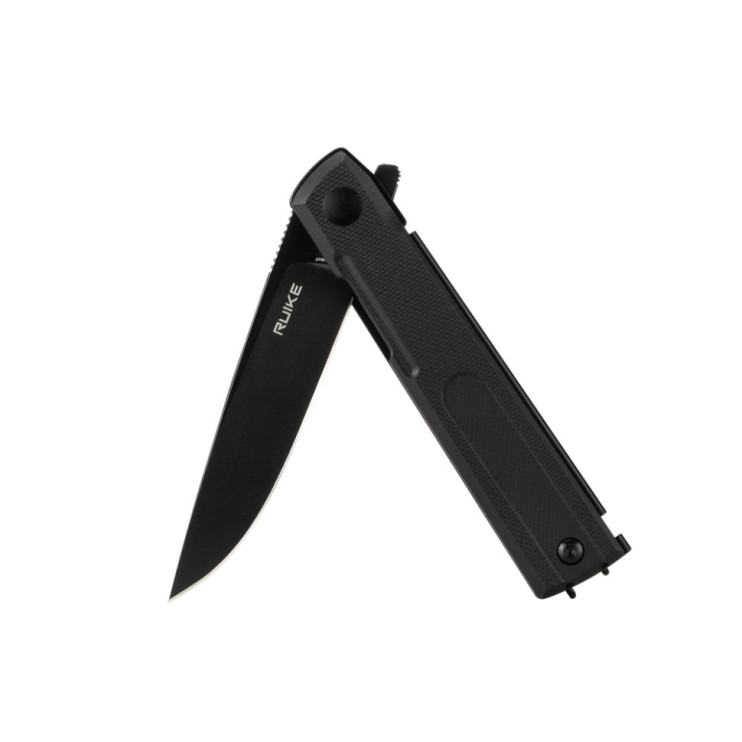 Нож складной карманный Ruike, (7.7 см) 8Cr13MoV/G10 черный