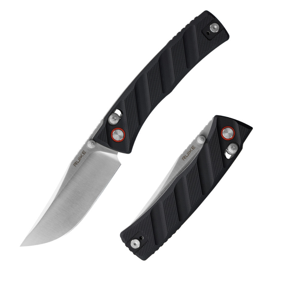 Нож складной карманный Ruike P856-B, (7.9 см) 14C28N / G10 черный