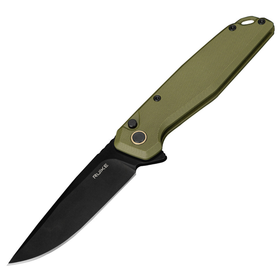 Нож складной туристический Ruike P873-G, (8.8 см)14C28N / G10